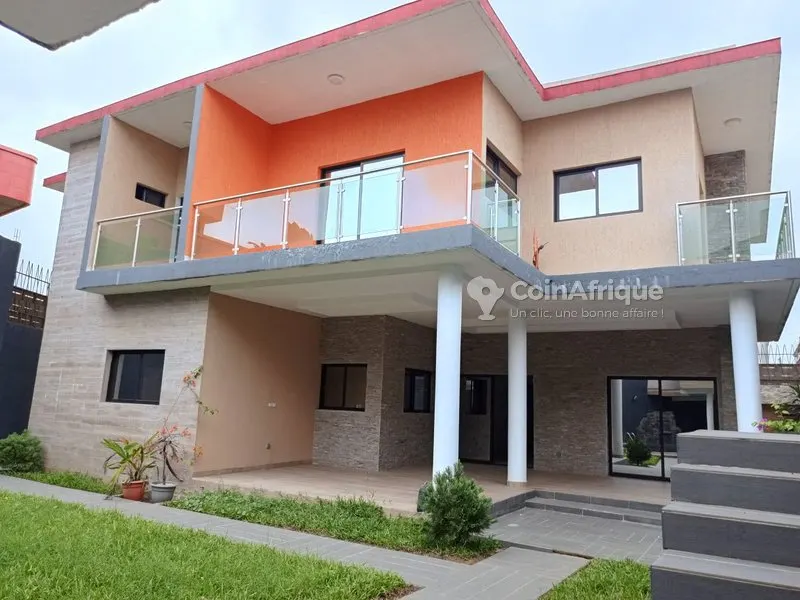 Vente villa duplex haut standing Rivera  Mbadon vers ambassade de chine