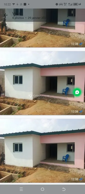 Villa basse 4 pièces avec ACD — Bingerville