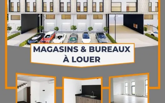 Bureaux et magasins neufs avec équipements — Abidjan